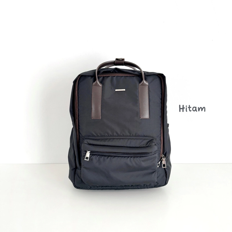 Product image Tweelyforbag - Hasky Backpack - Tweelyforbag - Tas Ransel Wanita - Tas Wanita 350 gr Hitam