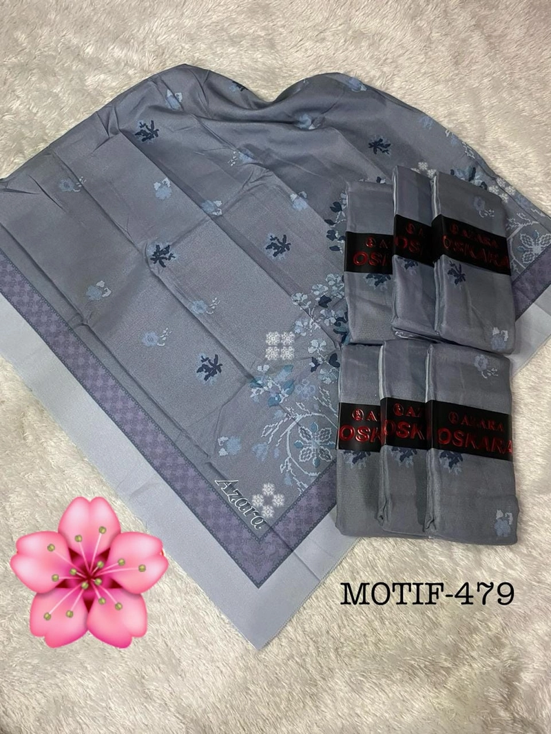Product image AL Irsyad Store - HIJAB SEGI EMPAT OSKARA MOTIF DENAY AZARA STANDART 110X110 M0TIF-479