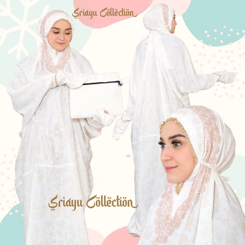 Product image SRIAYU COLLECTION - MUKKENA TERUSAN MEWAH FOIL GLITER CANTIK ALLSIZE MOTIF2