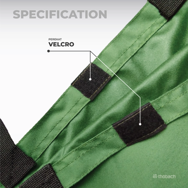 Product image Thobach official - THOBACH Tote Bag Cordura LOGO 1 warna Army