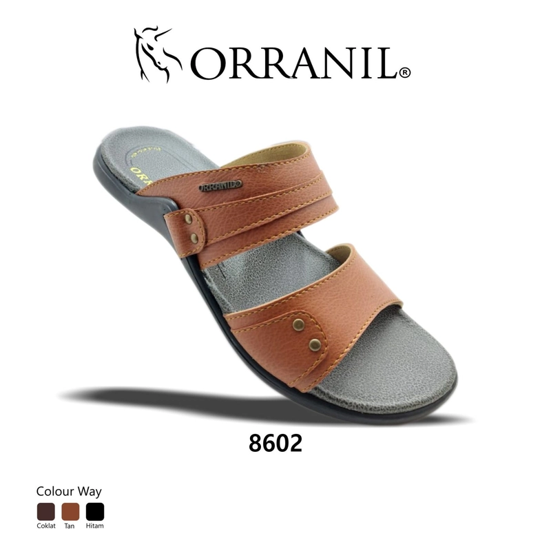 Product image Odillon - Orranil - 8602 / Sandal Slip On Pria 41 TAN