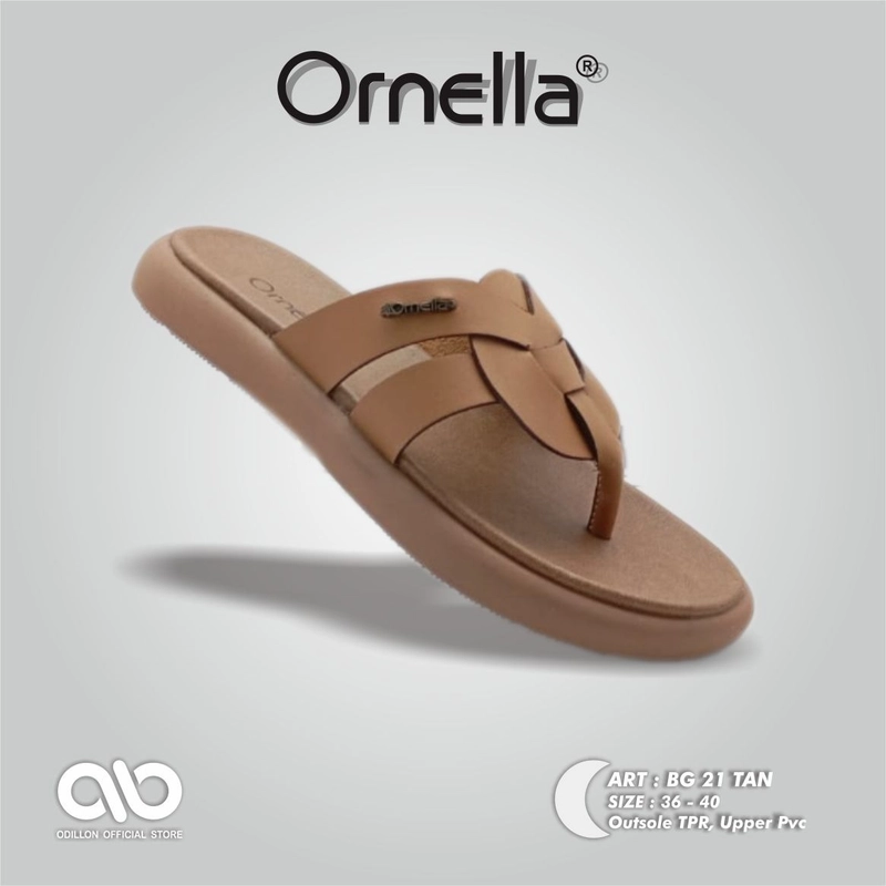 Product image Odillon - Ornella BG 21 / Sandal Jepit Wanita Casual 40 TAN