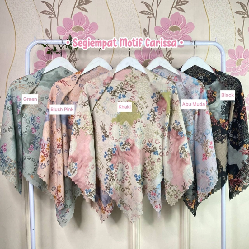 Product image Milyarda Hijab - Paket Hampers Box SegiEmpat Motif 2pcs Box