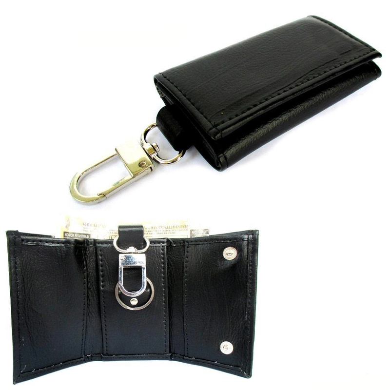 Product image Lanc Fashion - Dompet STNK Murah Leather Gantungan Kunci Full Top New Warna hitam