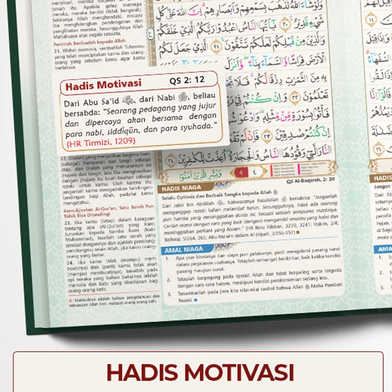 Product image Cordoba - Al Quran Mushaf Amal Niaga Milenial Panduan Praktis Hadis Berniaga A5 A5 Random
