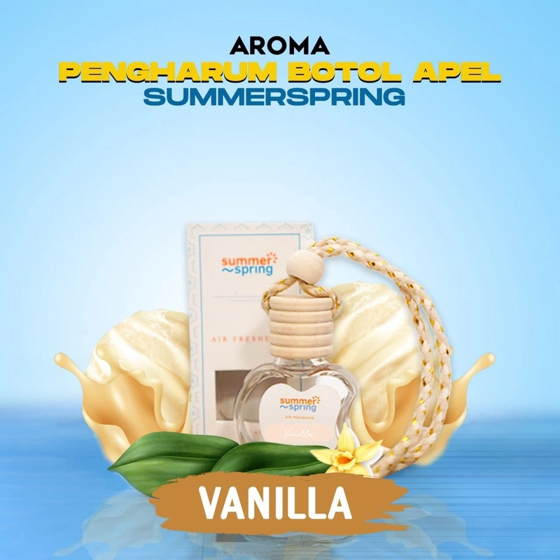 Product image Summerspring - Botol Apel Summerspring Pengharum Ruangan Mobil Toilet Original 30ml Vanilla