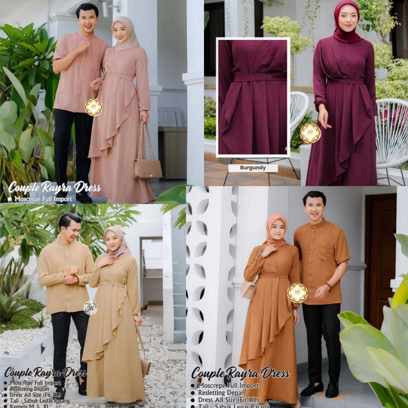 Product image Couple Rayra Dress Best Seller Bisa Beli Pisah Pink Hem L Rayra