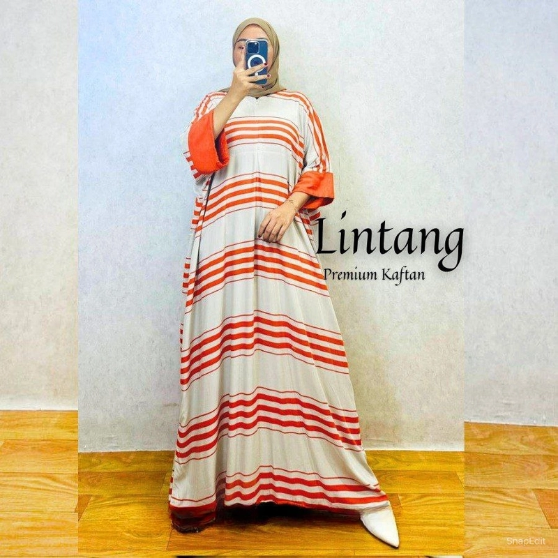 Product image Batik Ayodha - KAFTAN LINTANG ALLSIZE JUMBO LENGAN ABAYA Allsize Bata