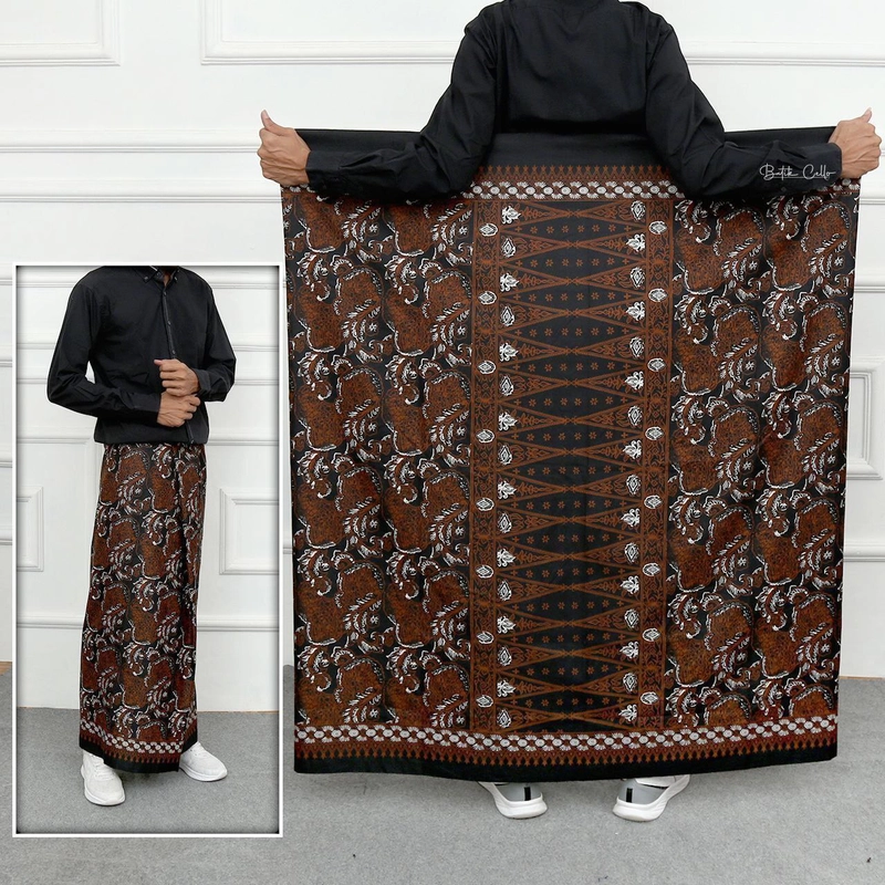 Product image Batik Alfin - Sarung santri dewasa terbaru motif Gus labib sarung dewasa sarung gus labib Sarung dewasa Sarung gus labib coklat