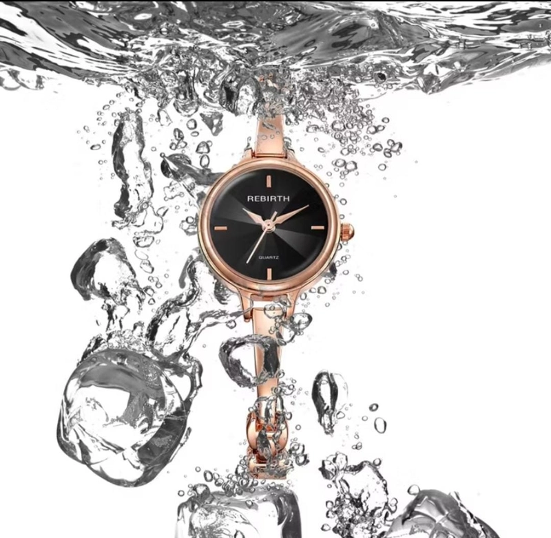 Product image Rizki Electronics - REBIRTH Jam Tangan Wanita Anti Air 069 069 ROSEWHITE