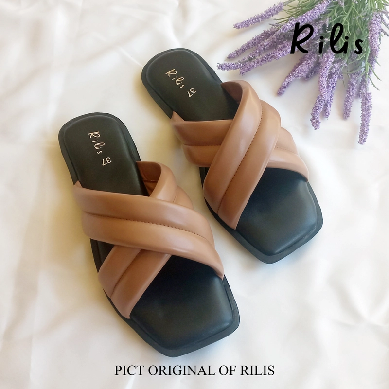 Product image Rilis - Sandal Wanita Slip On Bella (Rilis 32) 37 Mocca