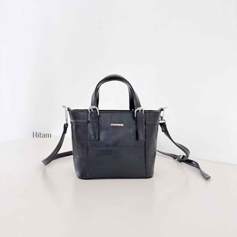 Product image Tweelyforbag - Novera Slingbag - Tweelyforbag - Tas Selempang Wanita - Tas Wanita 350 gr Hitam