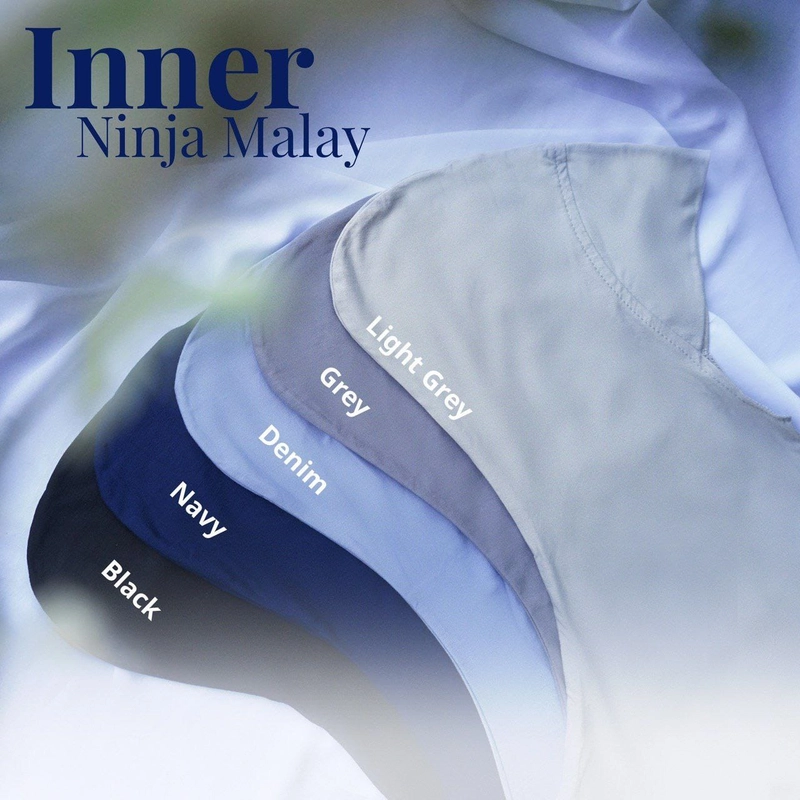 Product image Barakallah official store - Inner Ninja Malay 22cm x 40cm Black