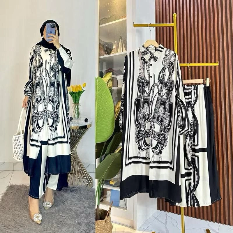 Product image Khisna collection - Oneset viral tunik Duma annajah wanita kekinian Busui friendly dn wudhu friendly Allsize Duma C
