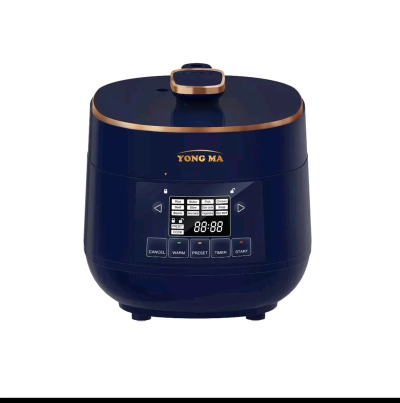 Product image Rizki Electronics - YONG MA Rice Cooker Pressure Cooker SMP 7015 0,8 L/jawa merah/biru