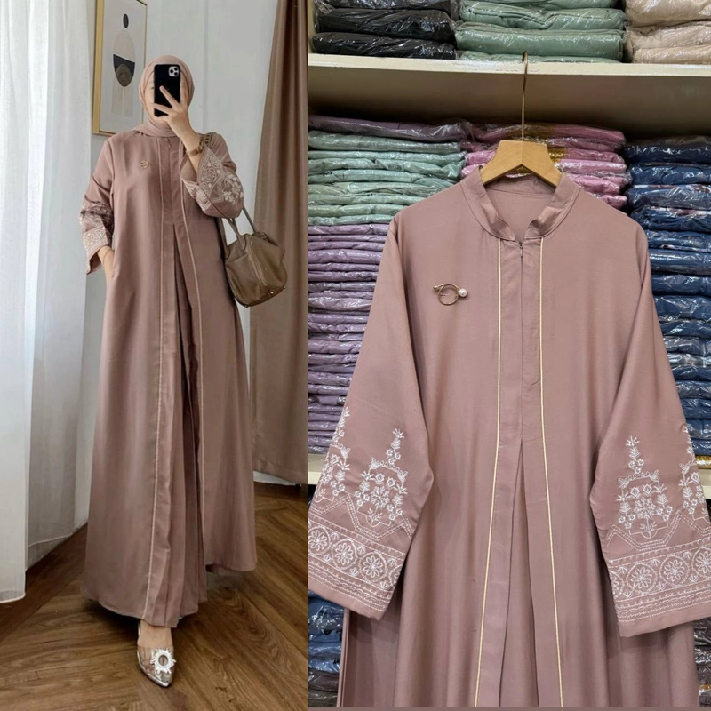 Product image Khisna collection - LIORA abaya kekinian no bros Allsize Milo