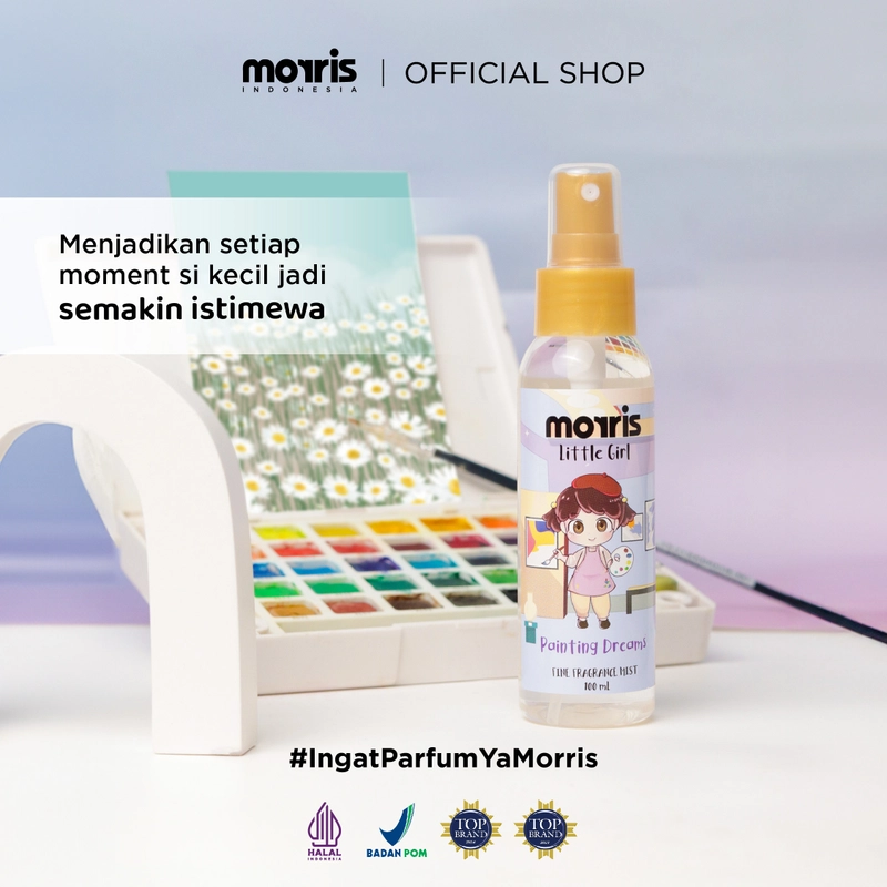 Morris Parfum Anak Cewek Little Girls Body Mist Spray 100 ml Aroma Painting Dreams