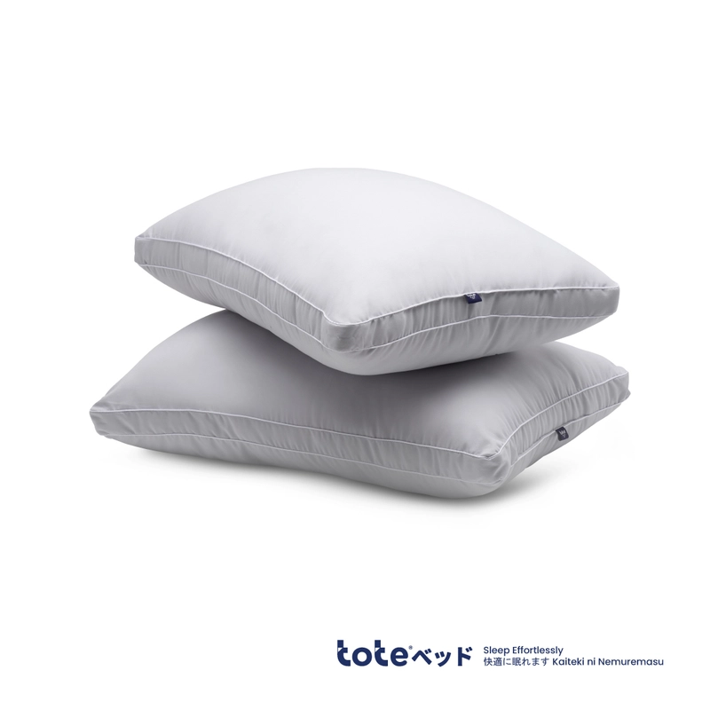 Product image Tote Bed - Tote Kumo Basic Pillow - Bantal Tidur Premium Empuk 50 x 70 Abu