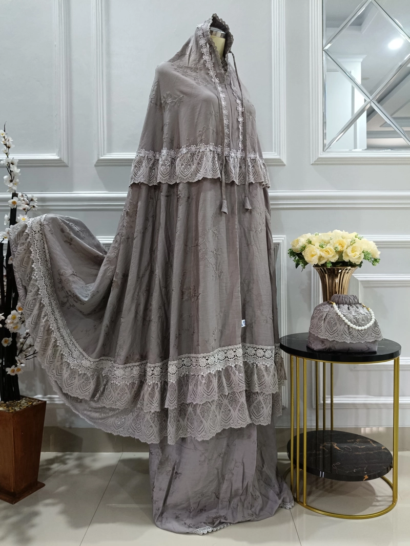 Product image SRIAYU COLLECTION - MUKENA YAFFA TERBARU ALL SIZE ABU