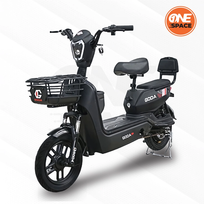 Product image One Space Kendaraan Listrik - GODA 140L LITE SEPEDA LISTRIK Reguler Black