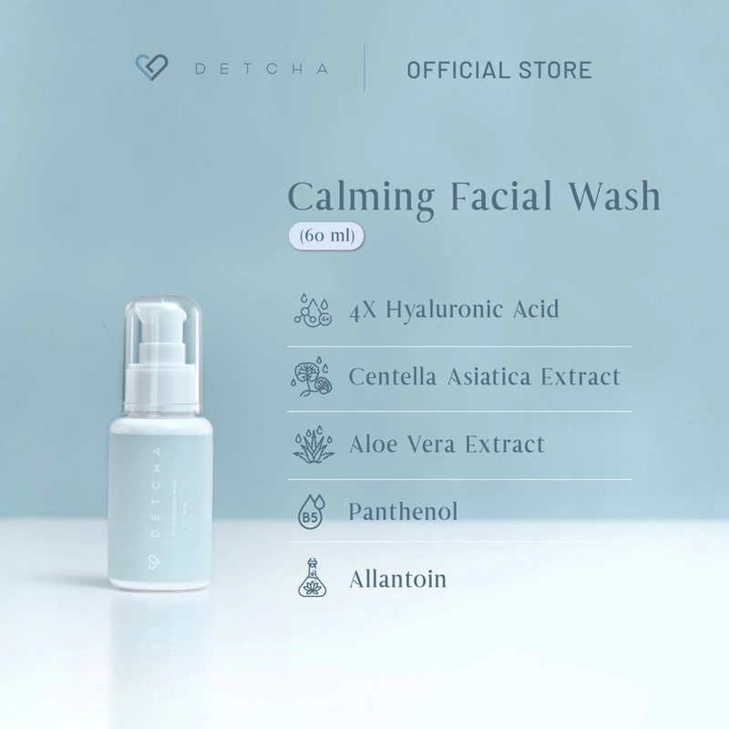 Product image DETCHA - DETCHA Calming Facial Wash 60ml 60ml Jernih