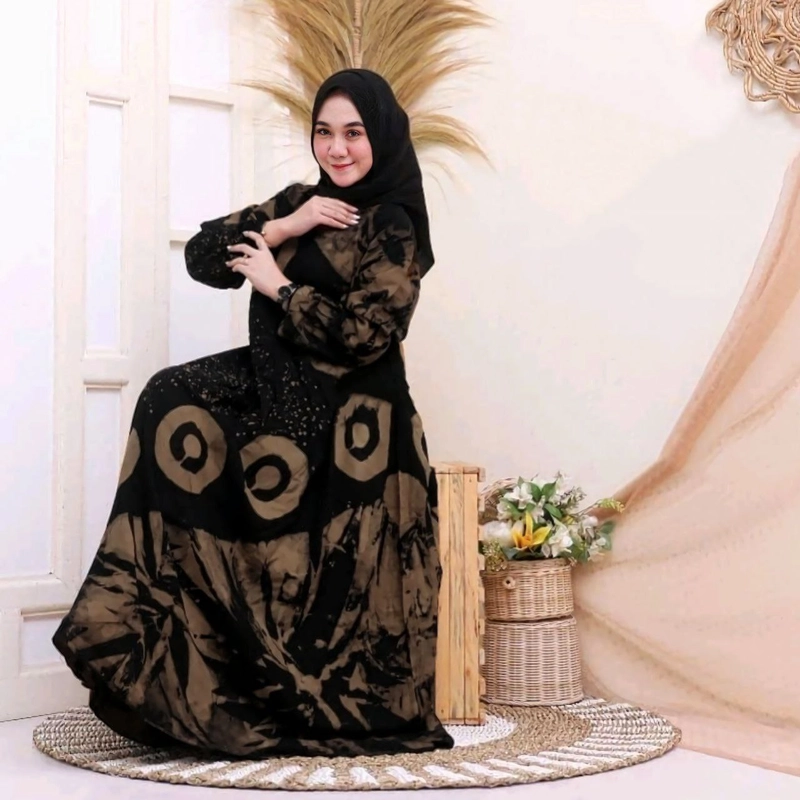 Product image Gamis Malaman Donat Premium Allsize A