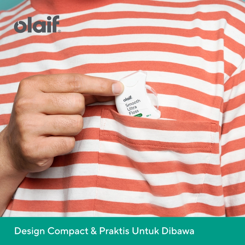 Product image Olaif Smooth Ultra Floss - Dental Floss - 50m Isi 50M