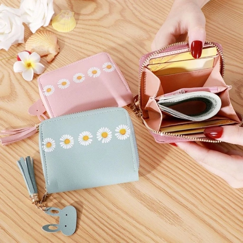 Product image KAHASIL - Dompet Lipat Wanita Kulit PU Leather KHDP30 all variant Abu-abu