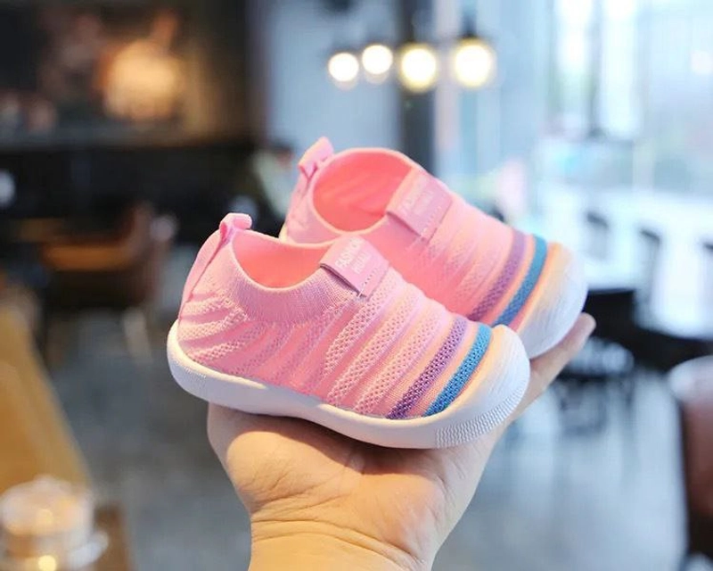 Product image JZ 0-2 Th Sepatu Bayi Stripe Non Slip 20 Pink
