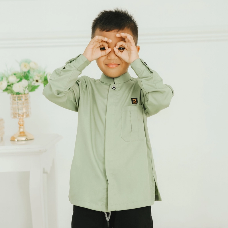 Product image Dthree - Dthree - Couple Keluarga 2024 Sehra Nelda Series Sage 1THN KEMKO ANAK