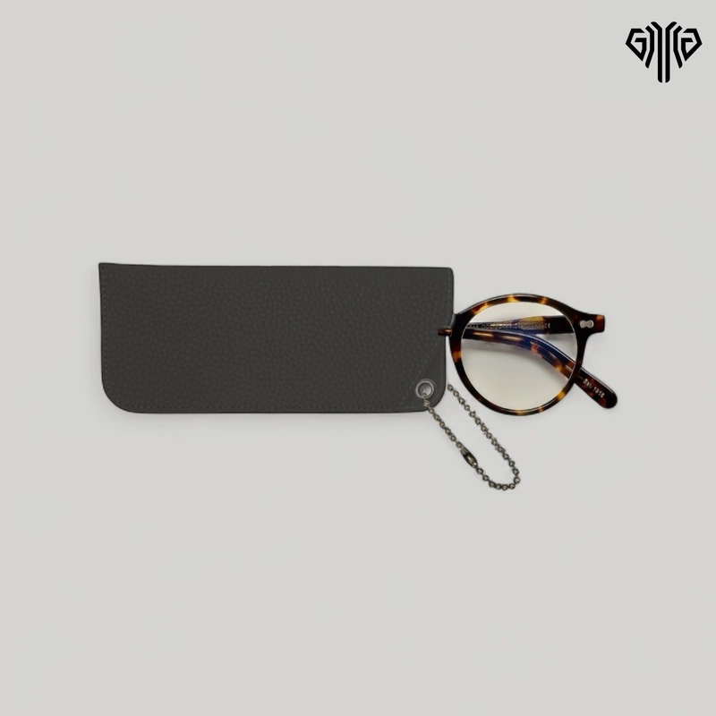 Product image GAWUNG - GAWUNG - Soft Case Kacamata Retro Tempat Kacamata Ringan Simple KCSORE Softcase Kacamata Abu Abu