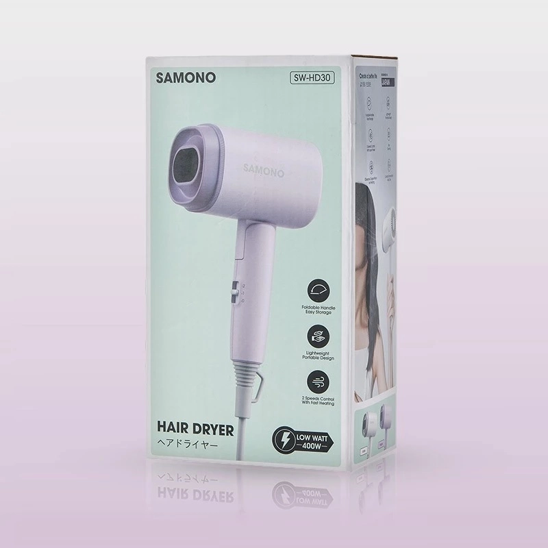 Product image UTAMAMEGA - SAMONO Hair Dryer Pengering Rambut SW-HD30 400 Watt Cepat Kering Rambut Warna Random