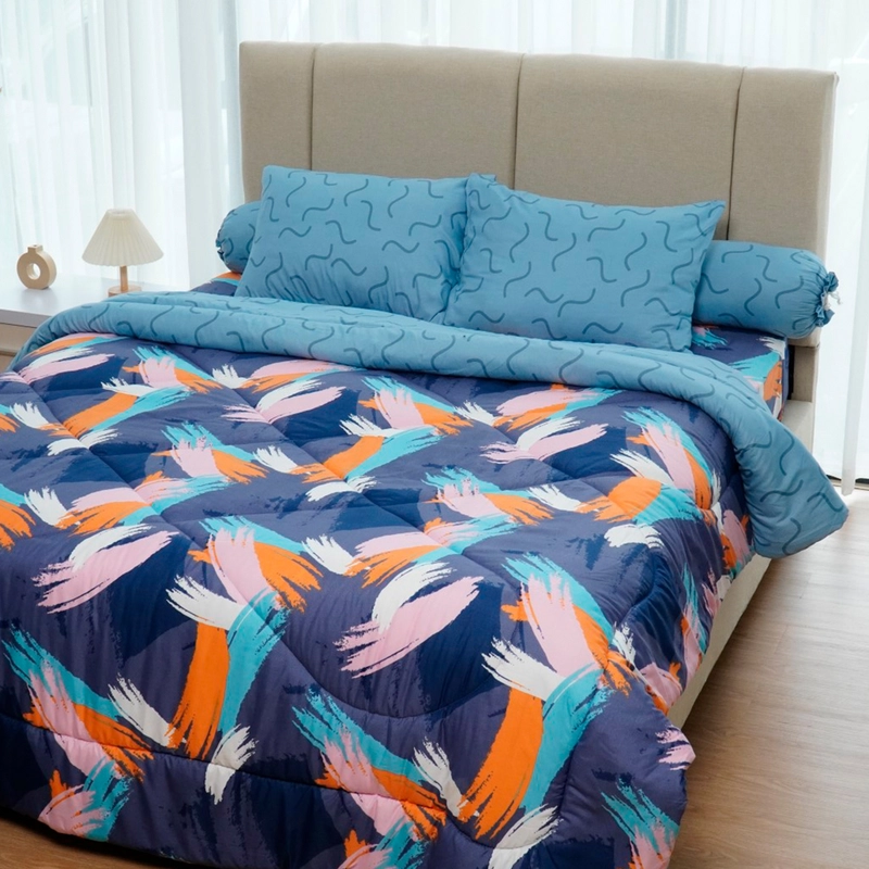 Product image Kintakun Bedcover Set Sprei Dluxe Elva Aesthetic 180 x 200 cm King