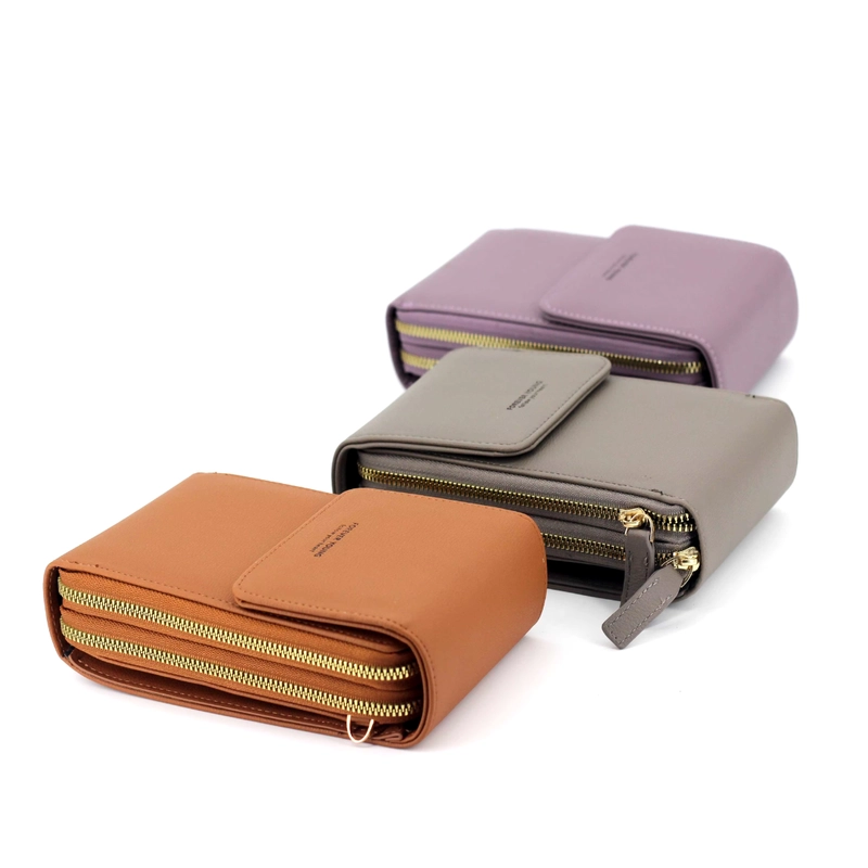 Product image KAHASIL - Tas Dompet Hp Wanita Selempang Bahan Kulit PU Leather KHDP49 all variant HIJAU