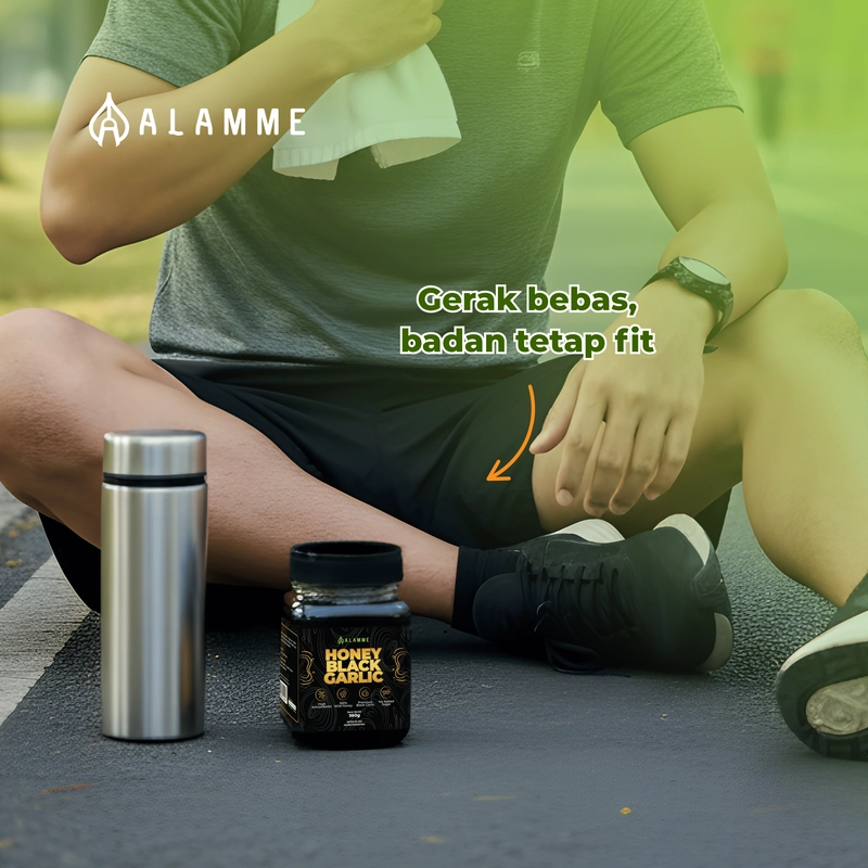 Product image Alamme - Black Garlic Honey Premium Madu Bawang Hitam 250gr 250ml Manis