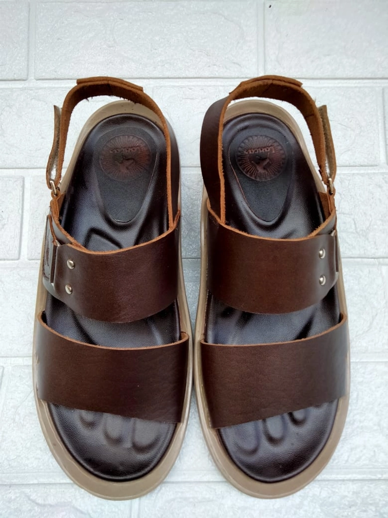 Product image RENINE - ALZ 6005 Brown Sandal Tali Kulit Pria Ban Dua 39 Brown