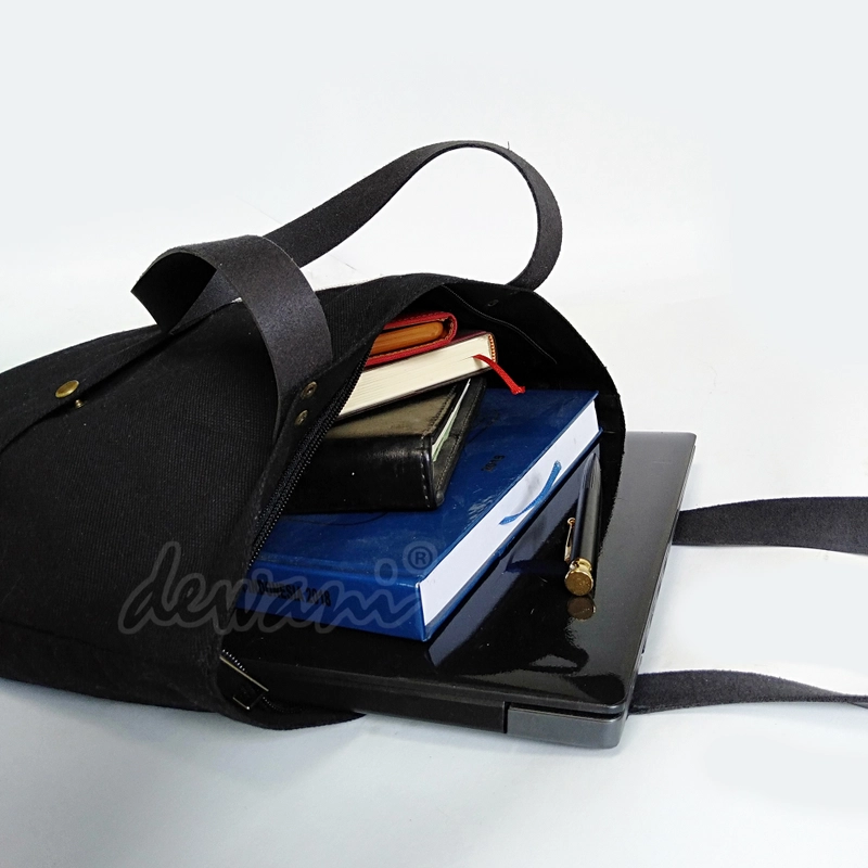 Product image Dewani - Dewani Totebag Canvas Hitam FLG-USA Tas Wanita Seri Bendera 40x36x5 hitam
