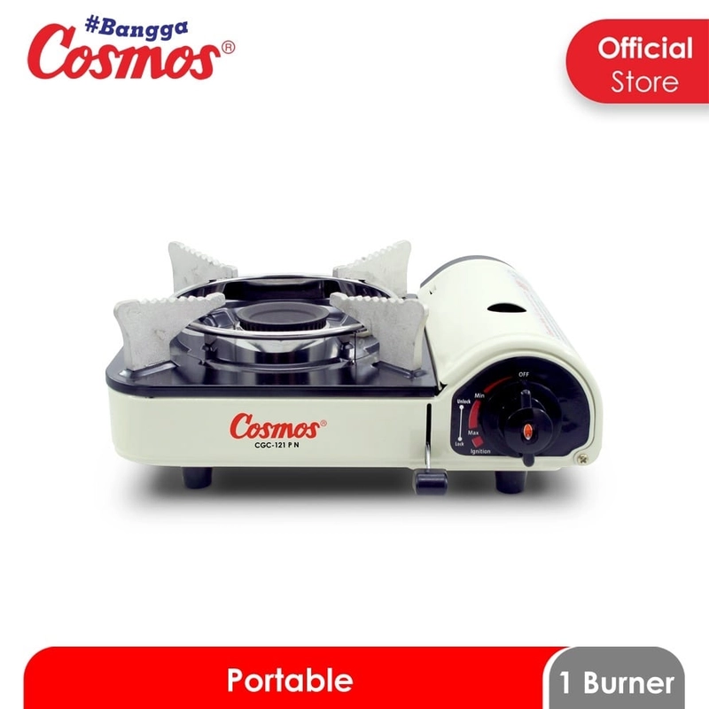 Product image Cosmos - Kompor Gas POWDER COATING Portable 1 Tungku 1 tungku white