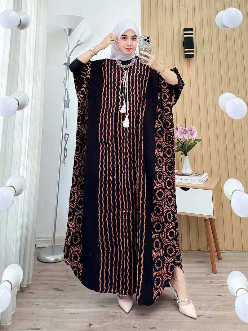 Product image Batik Ayodha - KAFTAN CAP BERAS ALLSIZE JUMBO Allsize Motif 2
