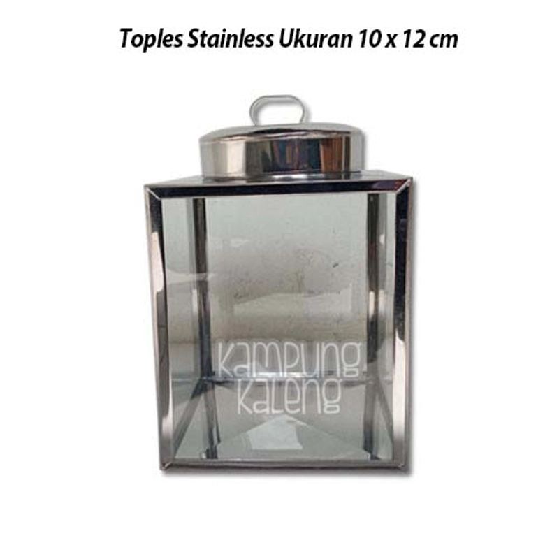 Product image Kampung Kaleng - Toples Stainless Ukuran 10 x 12 cm 10 x 12 cm Stainless