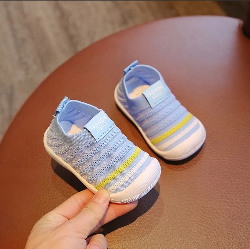 Product image JZ 0-2 Th Sepatu Bayi Stripe Non Slip 19 Biru