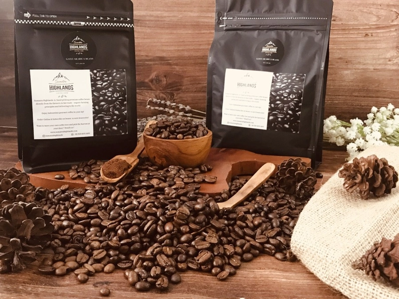 Product image Sumatra Highlands - KOPI BUBUK GAYO ARABICA COFFEE BUBUK/BIJI 500 GR 500GR BIJI