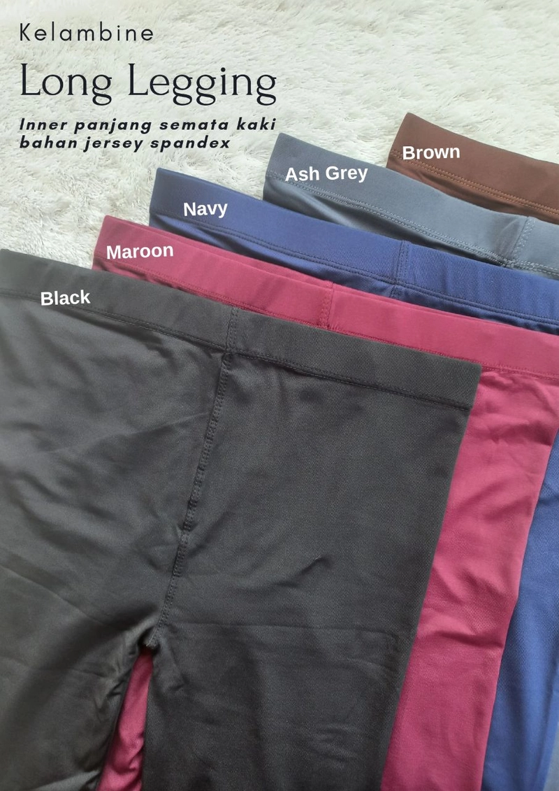 Product image Kelambine - Long Legging Inner Panjang Long Legging STD Maroon