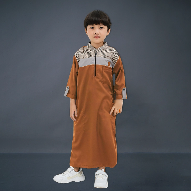 Product image Kawan Muslim - Jubah Anak Laki Laki Baju Gamis Anak Laki Laki 1-14 Tahun Hitam Katun Premium HITAM 1&2 TAHUN