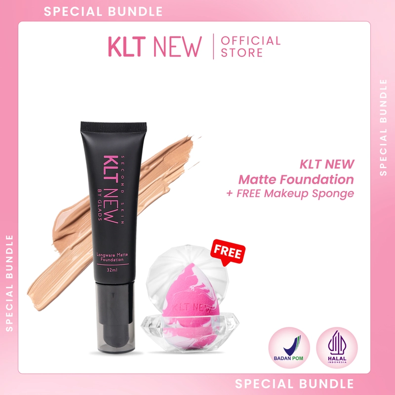 Product image KLT NEW - KLT New by Glads Second Skin Longwear Matte Foundation 32 ml Cream