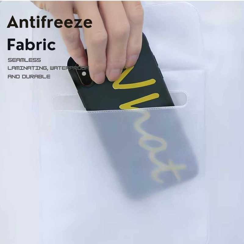 Product image KAMJE Jas Hujan Setelan Motor Dewasa Visor PVC Tebal Waterproof Anti Tembus Angin Raincoat Unisex L Hitam