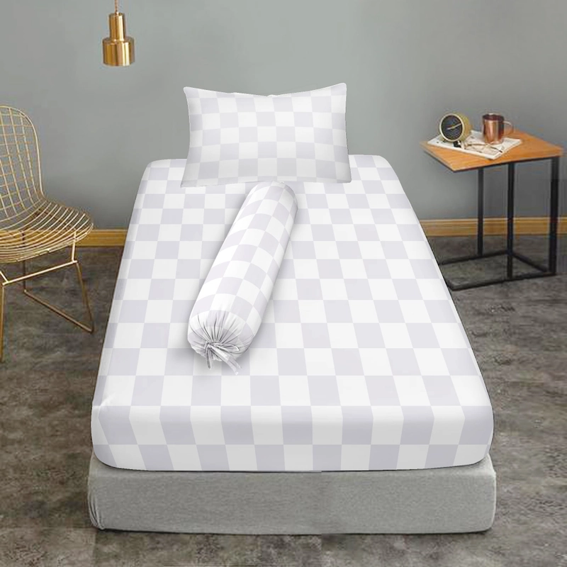 Product image Rosanna - Fitted Sheet Sprei Fitted Sprei Putih Dengan Karet Cotton 300 TC Hotel Collection Single 90x200 Plain Tinggi 30 cm