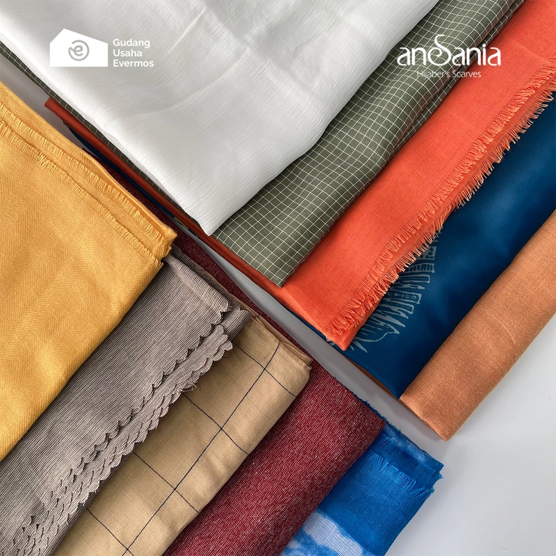 Product image Gudang Usaha Evermos - Paket Usaha Hijab 20 - Ansania All Size Random