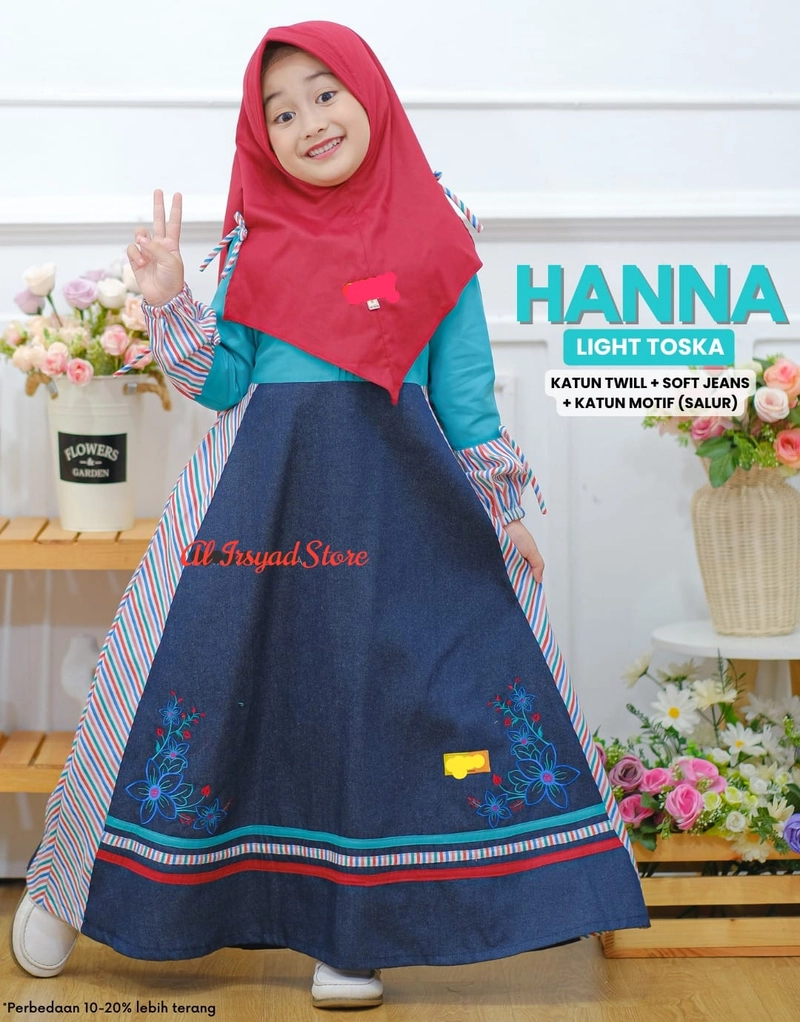 Product image AL Irsyad Store - GAMIS ANAK HANNA Beli 1 Free Babygold 5 LIGHT TOSCA
