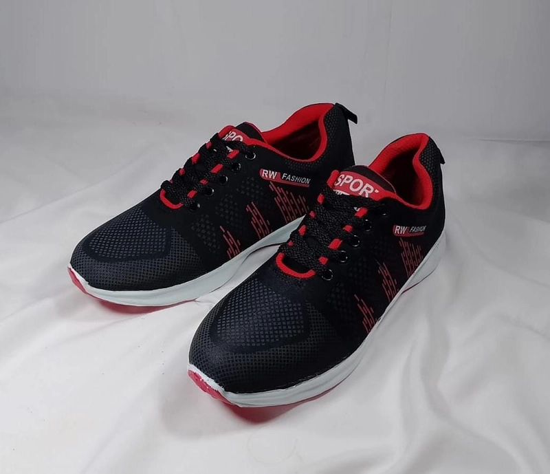 Product image LUXIA - Sepatu Kets Sneakers Sport Pria New Trendy 2022 LS-04 38 HITAM MERAH